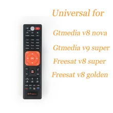 Heißer freesat update Gtmedia v8 nova fernbedienung, fernbedienung für gtmedia v8 honor freesat v8 super