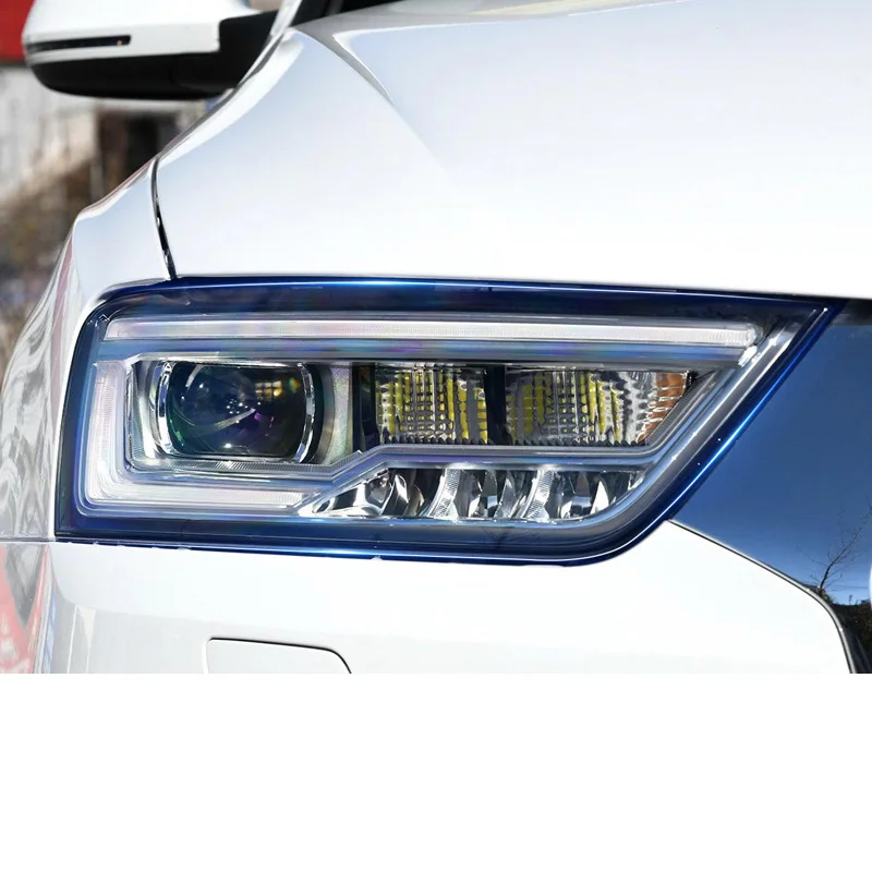 Lsrtw2017 TPU прозрачная защитная пленка для автомобильных фар для Audi A4 A3 A6 Q5 Q3 Q7 Анти-Царапины наклейки аксессуары