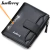 2024 Baellerry Men Wallets Fashion Short Desigh Zipper Card Holder Men Leather Purse Solid Coin Pocket High Quality Male Purse 1