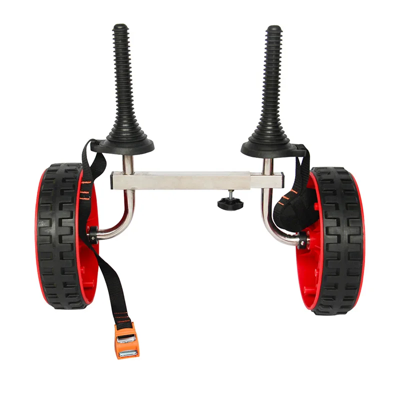 

Onefeng Sports Universal Kayak Cart Boat Carrier With Adjustable Width Axle for Carring Kayaks Canoes Boat Float Mats Tote Troll