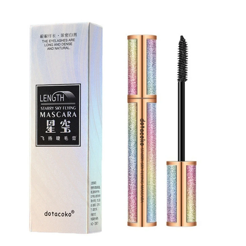 Starry Flying 4d Тушь для ресниц водоСТОЙКАЯ не-головокружение окрашивание легко наносится ресницы тушь для ресниц Макияж для лица Maquiagem SC54 - Цвет: 1