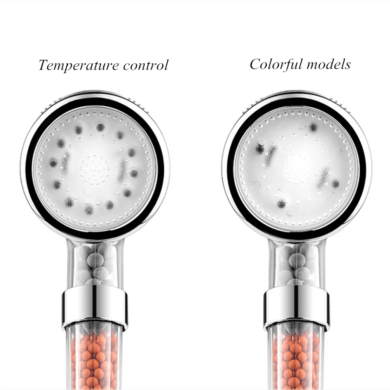 

3/7 Color Spa Shower Changing LED Head Creative Home Temperature Control Bathroom High Pressure Water Saving Hand Shower head