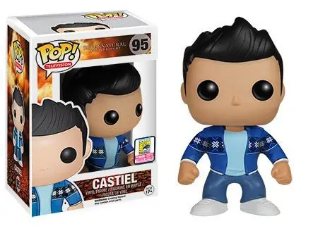 

2015 SDCC Exclusive Official Funko pop TV: Supernatural - Castiel Vinyl Action Figure Collectible Model Toy with Original Box