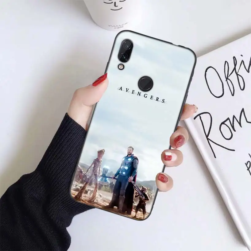 Мстители чехол для Xiaomi Redmi Note 7 8 K20 фотоаппаратов моментальной печати 7S 7A 6 6A Pro S2 5 mi играть до 9 лет CC9 E A1 A2 Lite F1 мягкий чехол для мобильного телефона c Coque ков