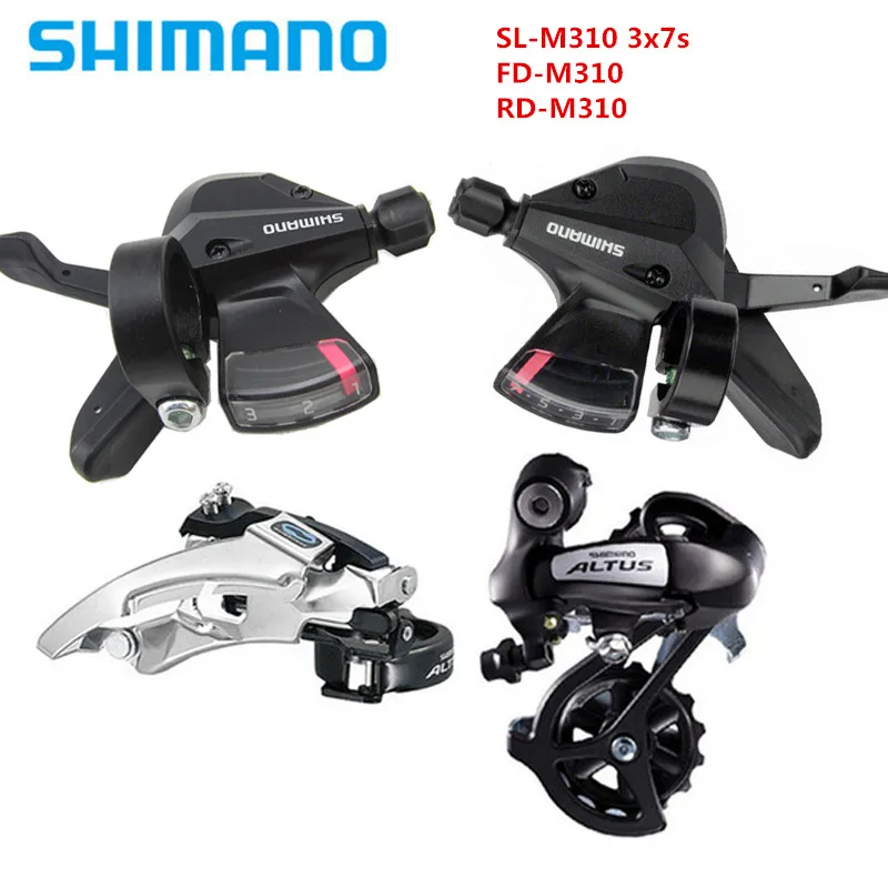 SHIMANO Altus M310 мини Декодер каналов кабельного телевидения 7 8 Скорость 21С 24s MTB велосипеда FD-M310 спереди/RD-M310 задний переключатель/SL-M310 весла ST-M310 опционально