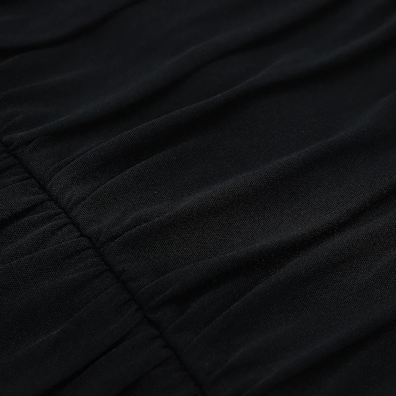 INDRESSME, новинка, модное Сетчатое облегающее платье с длинным рукавом, женские вечерние платья, сексуальное платье миди с открытыми плечами без бретелек