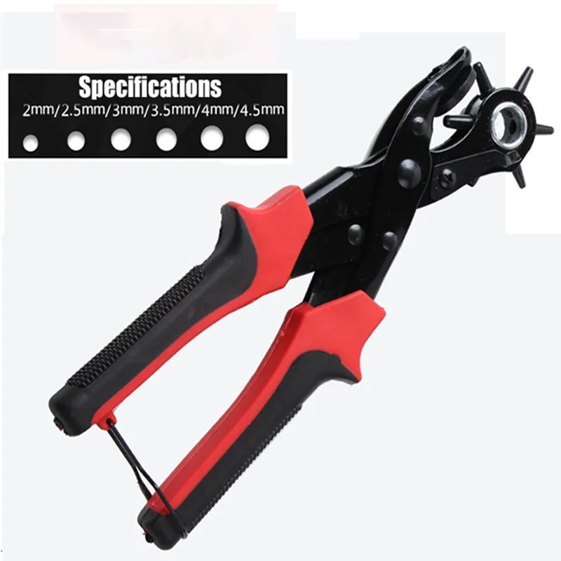 Multifunction Belt Punch Pliers Punch Hole Tool Manual Puncher For Belts  Saddle Watch Bands Strap Shoe Fabric Paper Leathercraft - AliExpress