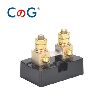SHUNT para DIY BMS CG 0,25 Tipo Murata FL-15 5A 10A 20A 50A 75A 100A 300A 500A 600A 50mV 75mV 100mV latón actual montaje DC resistencia a la desviación con Base 2