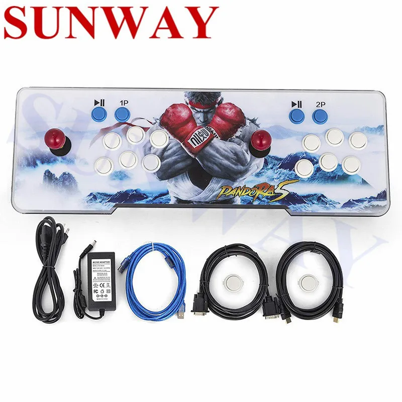 Pandora's box 9D 2500 В 1 аркадная игровая консоль с поддержкой 3P 4P tekken 1 игровой usb геймпад Plug and play Поддержка 3d игры для дома/телевизора