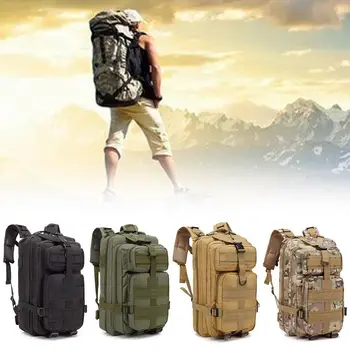 

25L 3P Tactical Backpack Military Army Outdoor Bag Camping Tactical Hiking Backpack Climbing Suit Sport Molle Bags Men Back H7R4