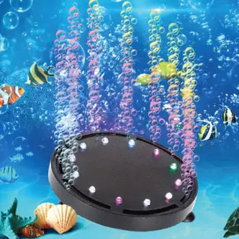 

TWISTER.CK Waterproof Aquarium Lighting Submersible Led Bubble Air Light Colorful Aquarium Decoration Fish Tank Bubbler Lamp