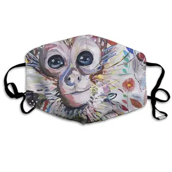 

Winter Norse Warmer, Comfortable Two Layer Colorful Animal Monkey Anti Dust Face Mask Cover Mouth for Adults and Teens
