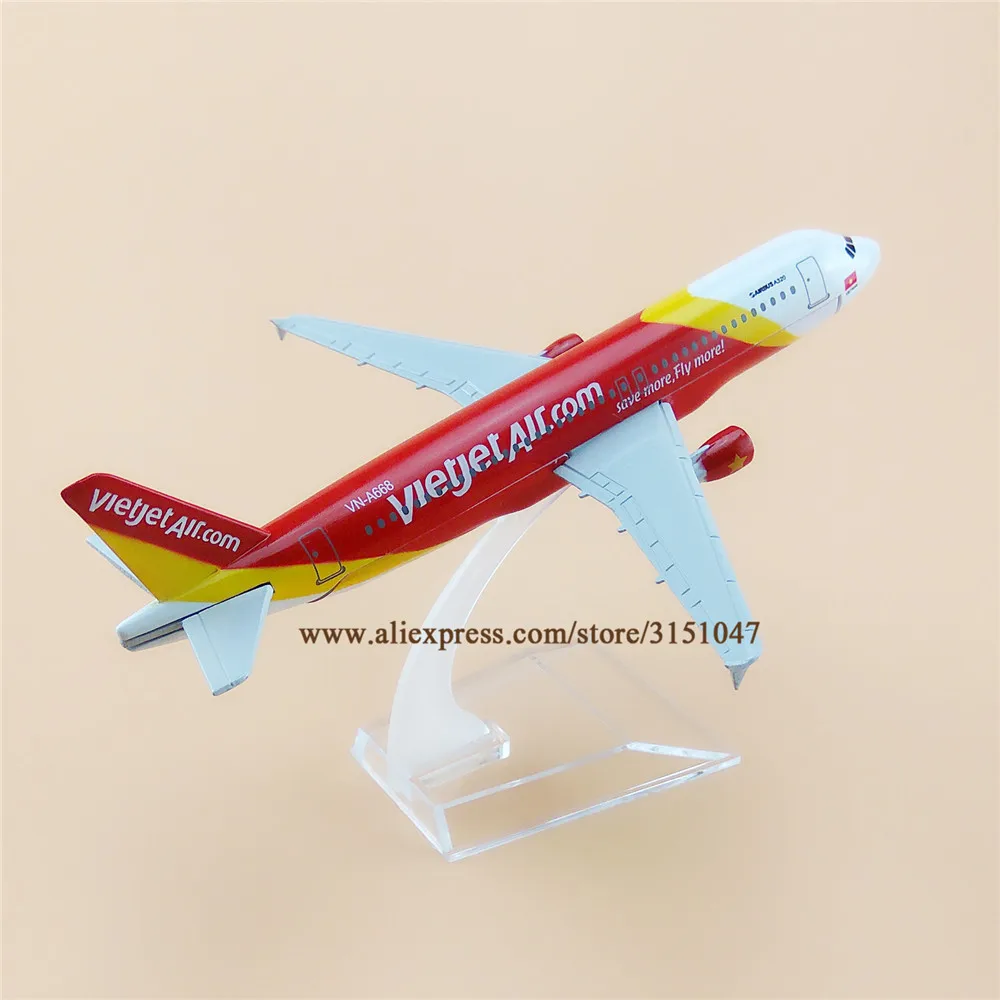 Air Vietnam Vietjet Airbus 320 A320 Airways модель самолета из сплава металла литья под давлением