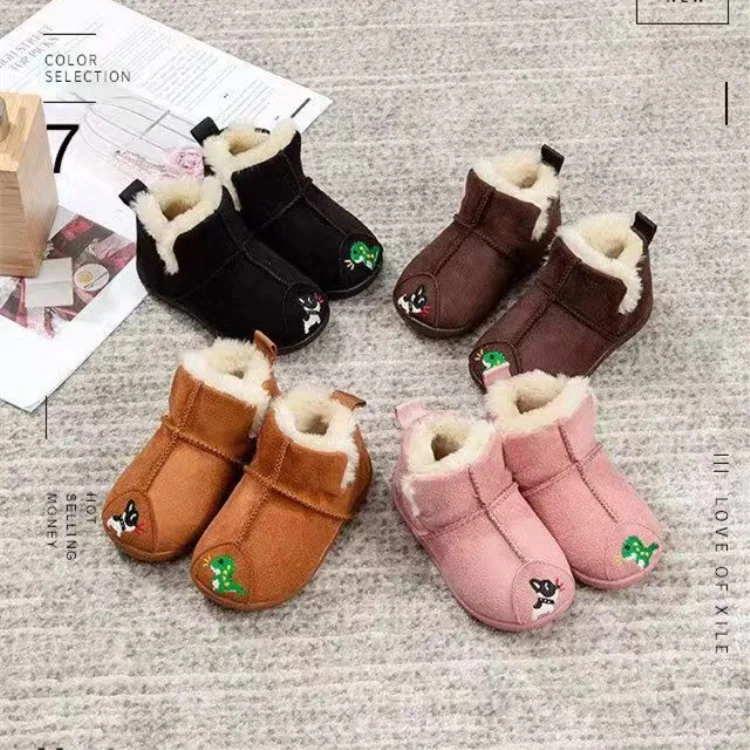 

2019 Autumn and Winter New Baby Home Cotton Shoes Children Warm Cotton Slippers