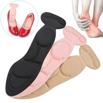 

KOTLIKOFF 4D Soft Sponge Insoles Pad Inserts Heel Post Back Breathable Anti-slip for Women High Heel Pain Relief Shoe Inner Sole