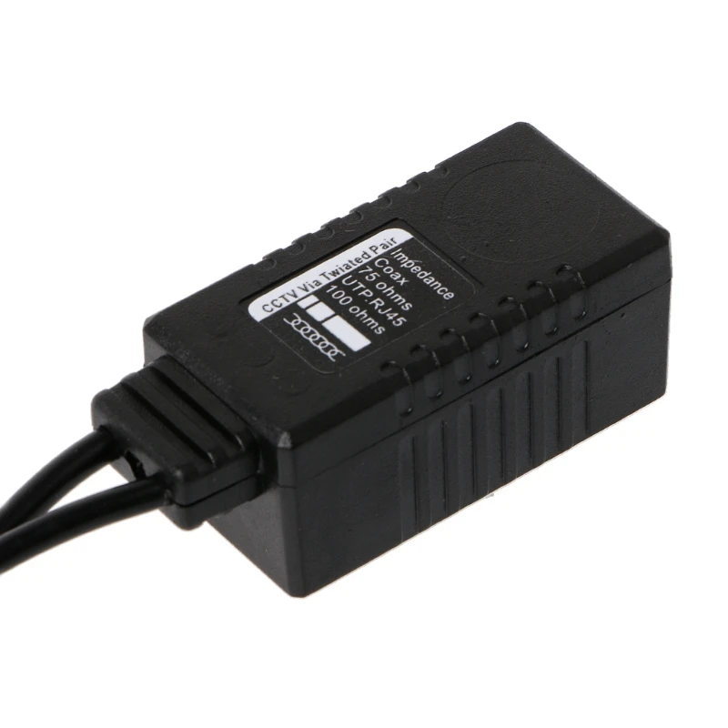  BNC To RJ45 Passive Video Power + Audio Balun Transceiver For CCTV Camera - 4.00012E+12