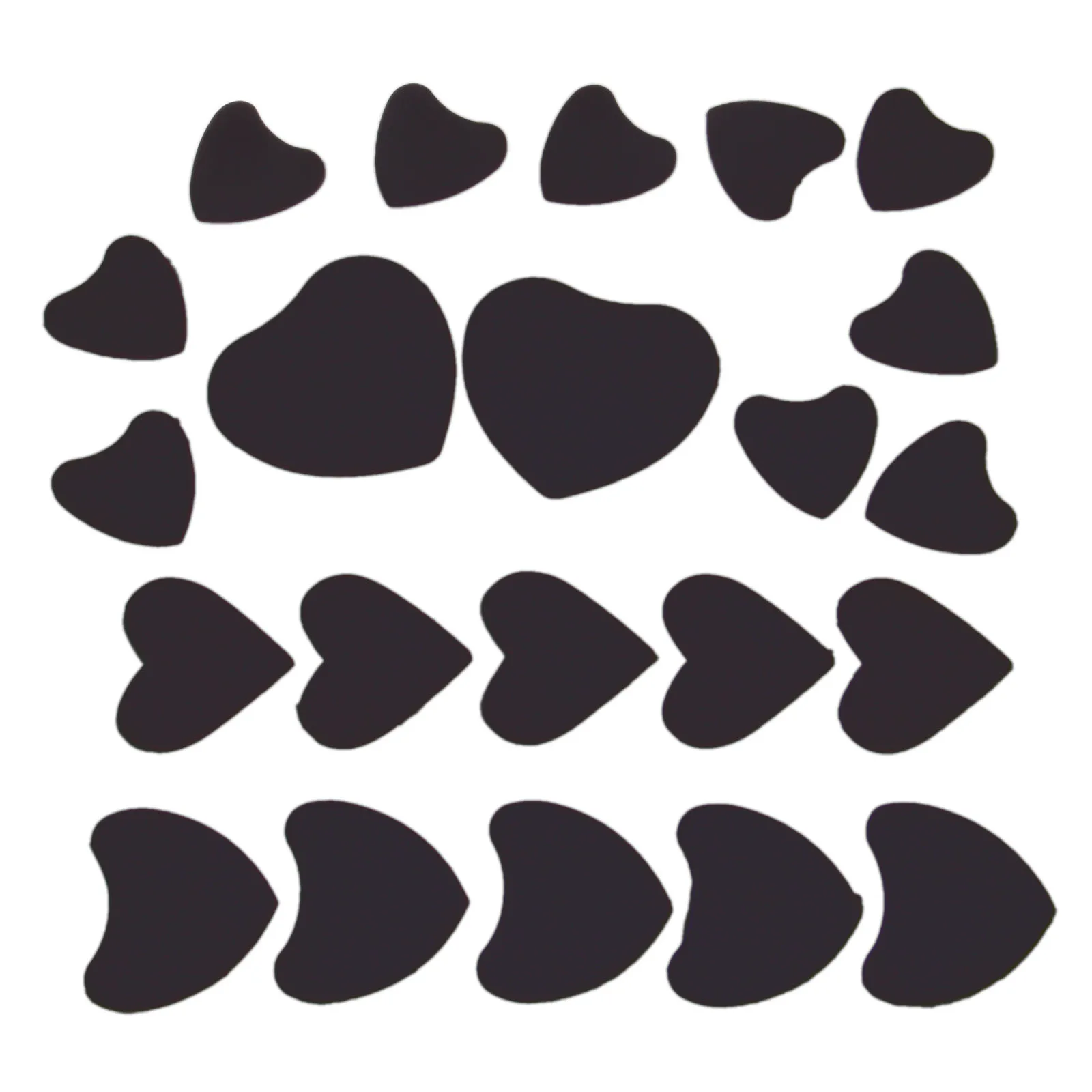 

10/5/2Pcs Heart Magnetic Refrigerator Sticker Fit Glass Cabochon Fridge Magnet DIY Refrigerator Magnet Blackboard Sticker