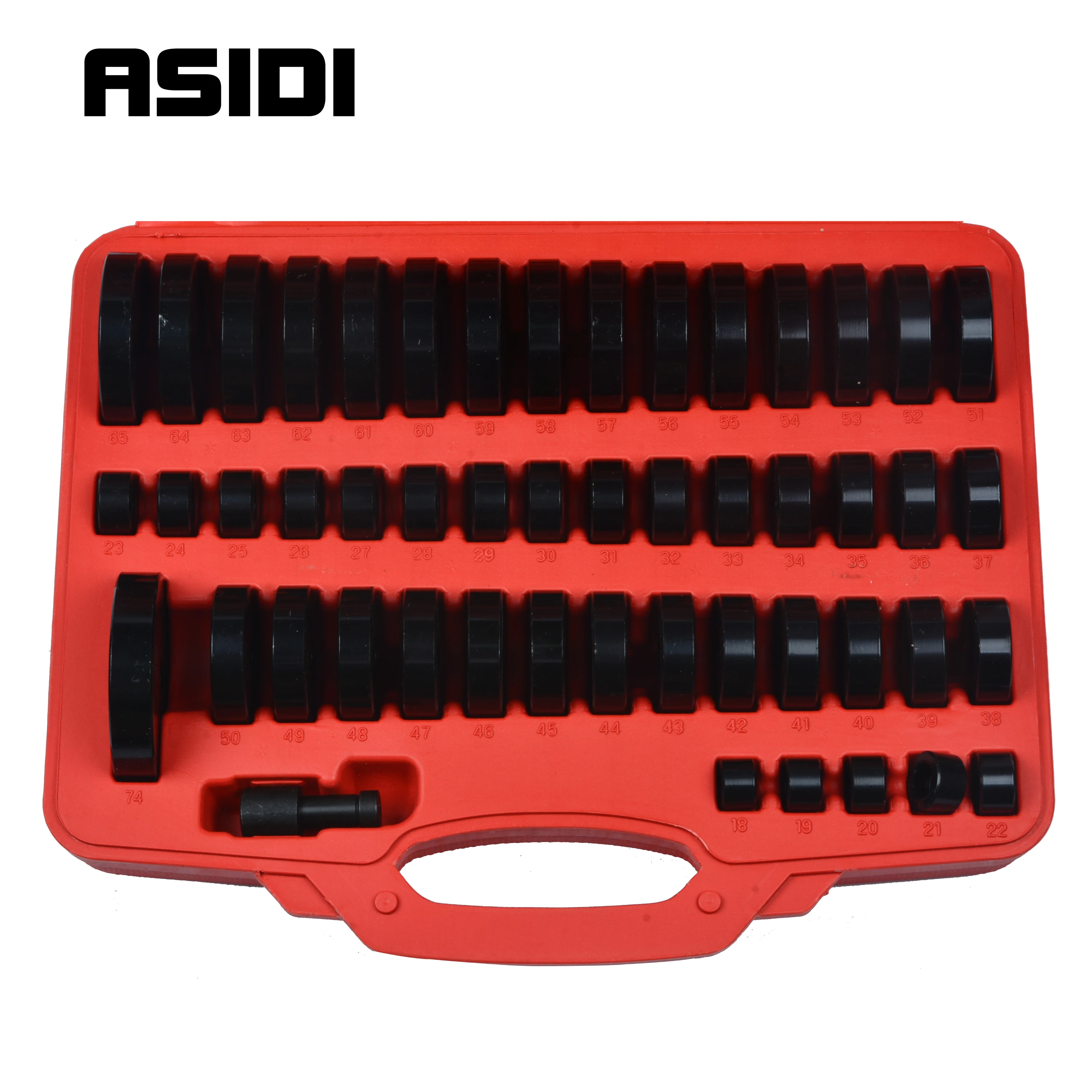 Online 51Pc Benutzerdefinierte Buchse Lager Dichtung Fahrer Push Press Disc Werkzeug Set 18 65mm PT1428