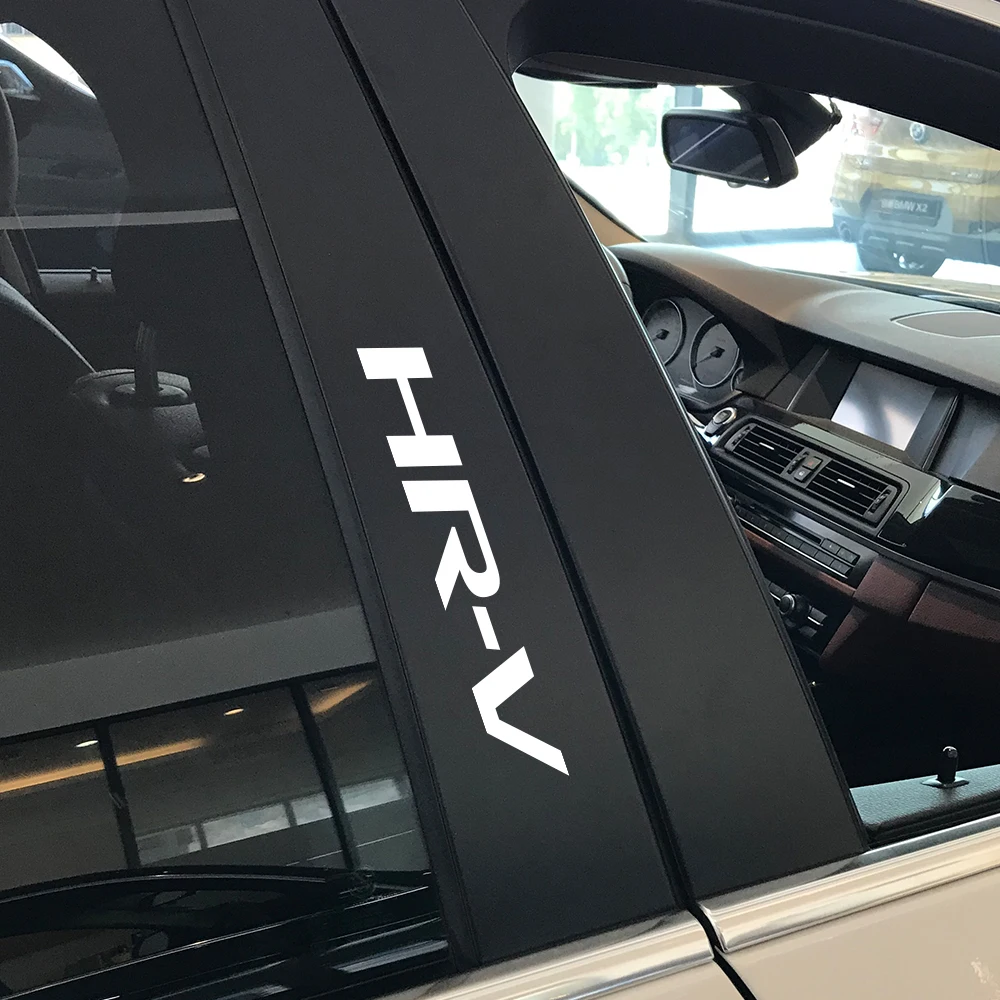 4 шт./компл. авто винил бренд буквы тела декор спортивные наклейки для Honda вариабельности сердечного ритма HR-V автомобилей всего тела отделкой светоотражающие наклейки аксессуары