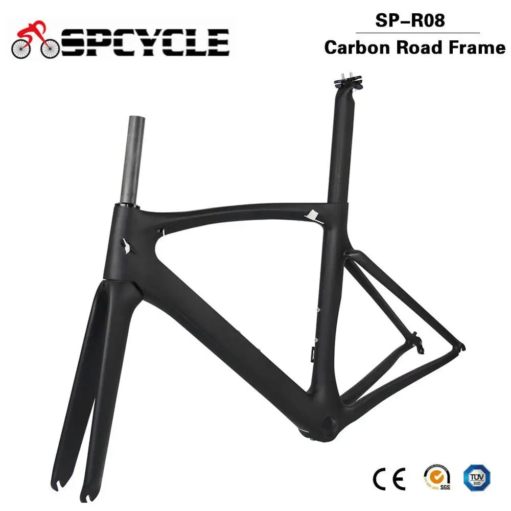 Best Spcycle 2019 New T1000 Full Carbon Road Bike Frame DI2 Mechanical Racing Road Bicycle Carbon Frameset PF30 46/49/52/54/56/58cm 1