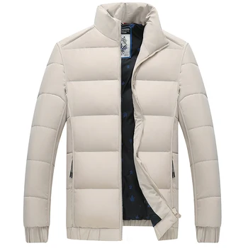 

2020 New style Winter Men Jacket Men's New Casual Thicken Warm Cotton Jacket Slim Clothes Youth Soild Jacket Men's Wear