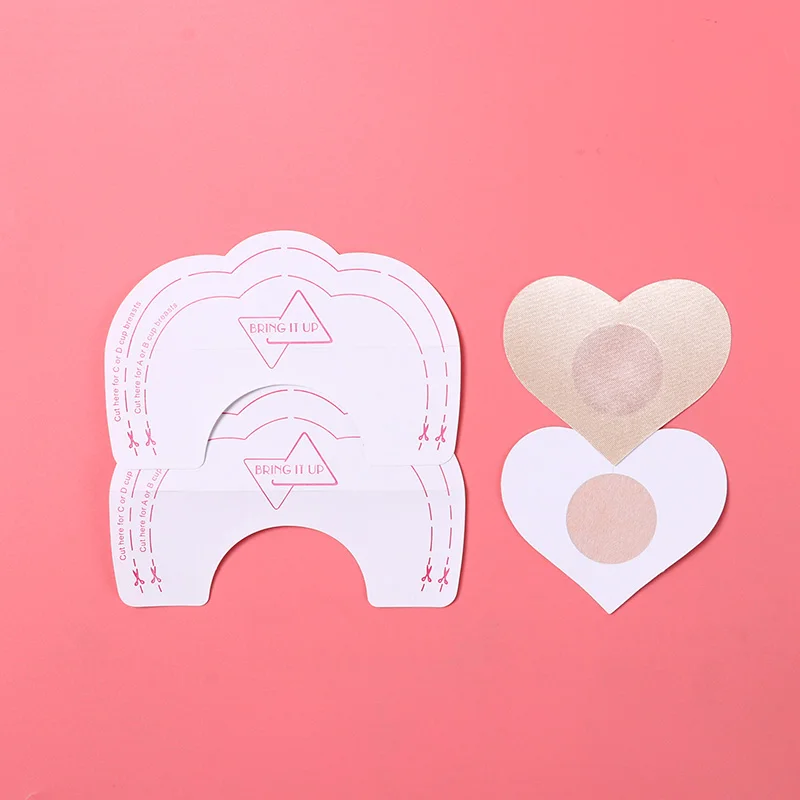 

3 Style Invisible Strapless Backless Bra Pad Cleavage Enhance Stick Pasties Nipple Cover Women Accessories Intimates Dropship