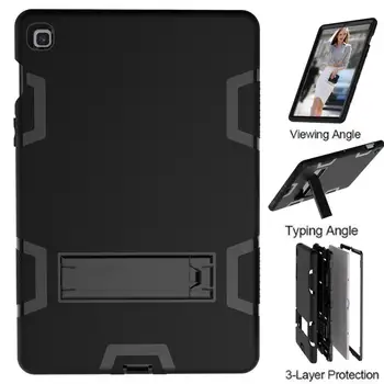 

1 X Case Cover Shock-proof Hybrid Case For Samsung Galaxy Tab S5e 10.5 SM-T720 T725 2019 Tablet Back hidden folding stand