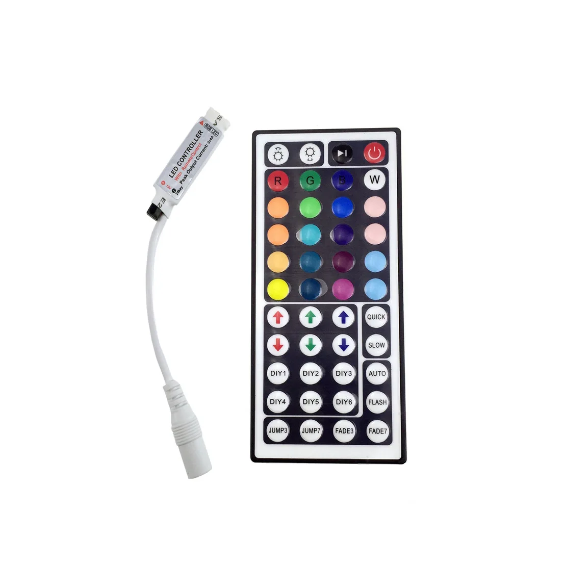 Мини Инфракрасный 44-клавишным Красочный световой бар дистанционного Управление контроллер RGB контроллер Инфракрасный пульт дистанционного Управление;