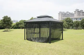 

LIVING FREEDOM ,HOTOP GAZEBO FOR SHED 10'X12",STEEL GAZEBO , FREE SHIPPING