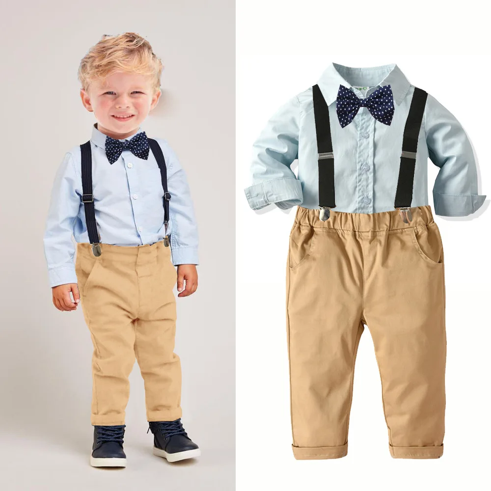 Свадебные костюмы для мальчиков, торжественная одежда, клетчатые школьные костюмы для мальчика, Детские блейзеры, детские костюмы для мальчиков, одежда для крещения - Цвет: Небесно-голубой