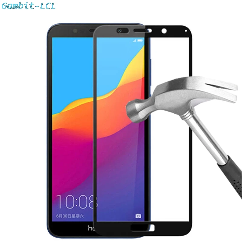 

2PCS Full Cover Tempered Glass for Huawei Honor 7A 7C Pro Dua-L22 AUM-41 AUM-29 Phone Screen Protector Glass Protective Film