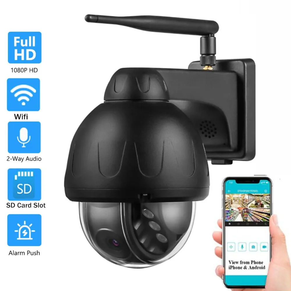 Auto Tracking HD 5MP Home Security IP Camera Two Way Audio Microphone Wireless Dome Camera Night Vision CCTV WiFi Camera SD card