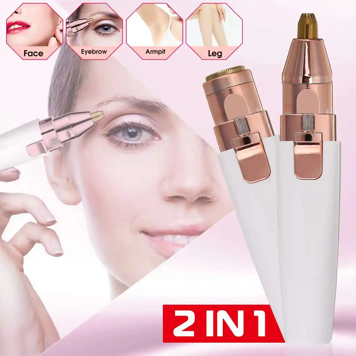 多機能で 2 1 電気眉毛トリマー脱毛器とledライト女性ボディフェ無痛脱毛眉毛脱毛器 Eyebrow Trimmer Aliexpress