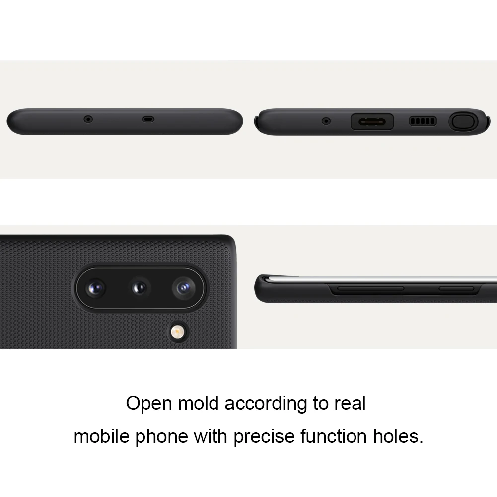 Чехол для samsung Galaxy Note 10 NILLKIN супер матовый защитный жесткий пластиковый чехол для samsung Note 10