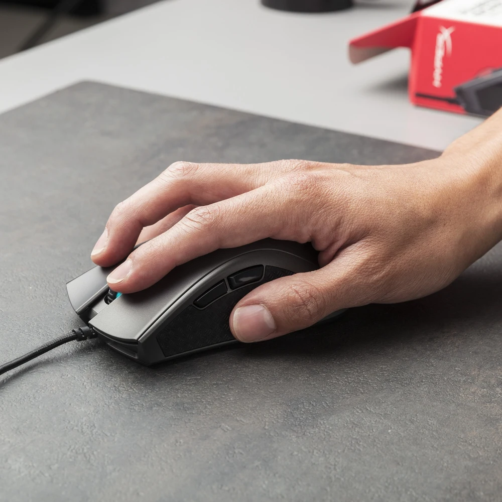 Мышь HyperX Pulsefire FPS Pro черный оптическая(16000dpi) USB2.0 игровая(6but