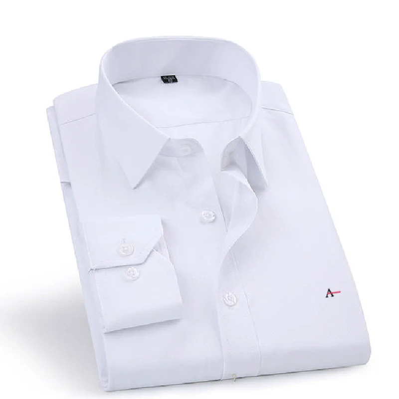 reserva aramy camisa Новинка для мужчин рубашки для мальчиков длинные рукава хлопчатобумажное платье рубашка для мужчин aramy мужские Бизнес социальные рубашки - Цвет: A039-2-(A)(2)