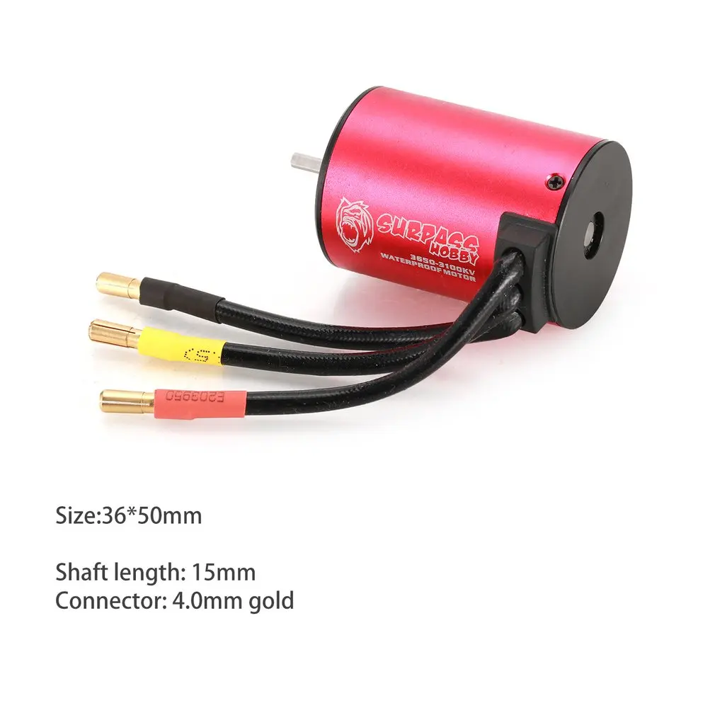 SURPASSHOBBY KK 3650 3100KV бесщеточный двигатель 2S 3S для 1:10 RC Дрифт гоночный автомобиль водонепроницаемый Сенсорный грузовик часть