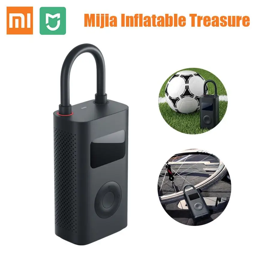  Xiaomi Mijia Inflator Pressure Digital Monitoring Compressor Tire Portable Built-in Battery Multi-n