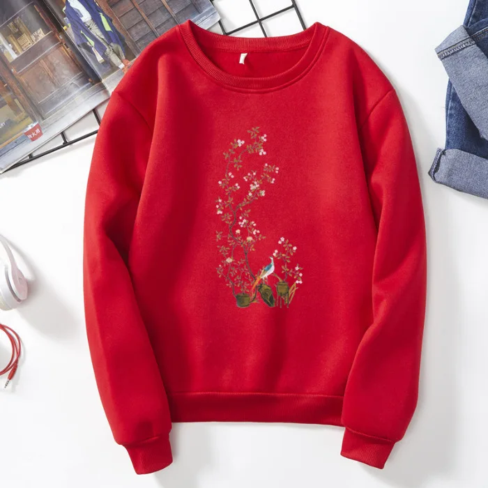 Fashion Women Clothing spring autumn winter shirt flower loose long sleeve shirt women harajuku couple clothes S-XXXL