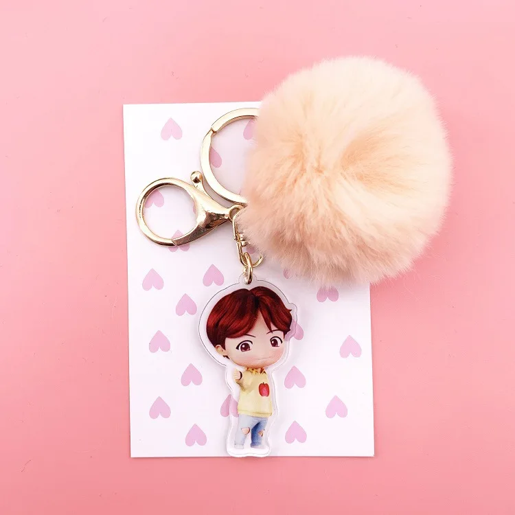 BTS Group Official Kawaii Keychain