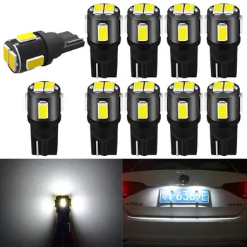 

10x W5W LED T10 LED Bulb Interior Car Lights For Renault Duster Megane 2 3 Logan Clio Fluence Captur Sandero Laguna Leds