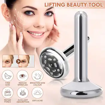 

2in1 High-frequency Magnetic Vibration Facial Massage Eye Skin Lifting Treatment Wand For Fatigue Anion Import Beauty Instrument