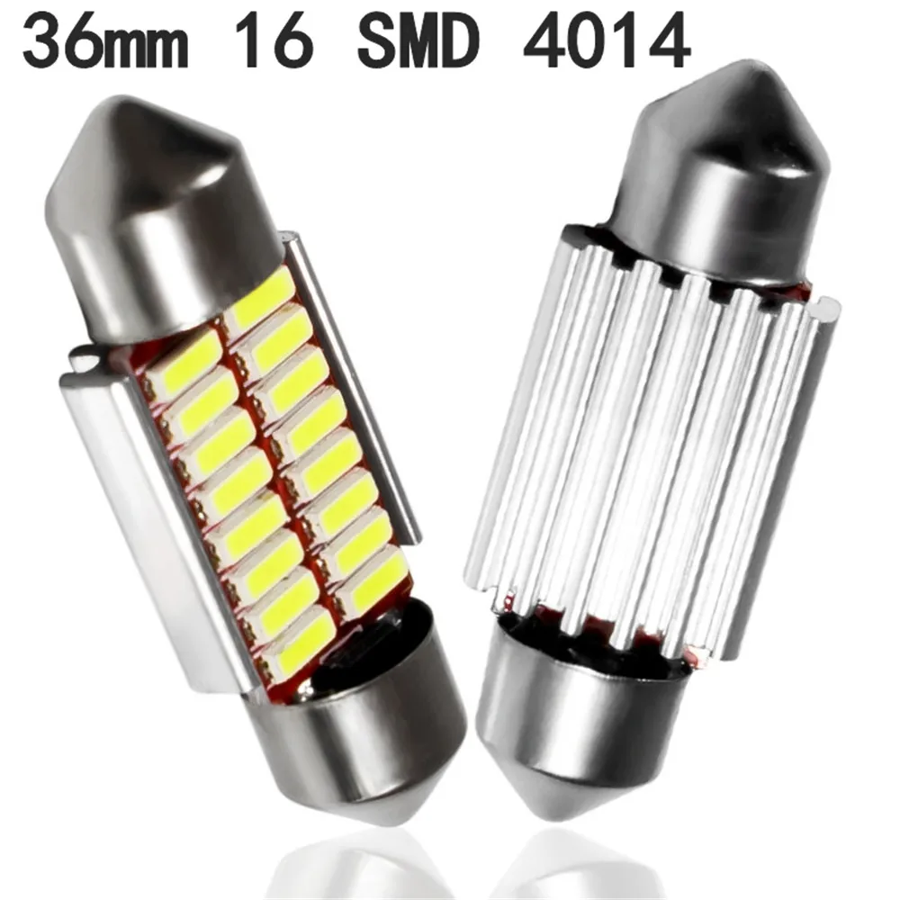 Гирлянда 31 мм 36 мм 39 мм 42 мм Светодиодная лампа C5W C10W супер яркая 4014 SMD Canbus без ошибок авто Интерьер Doom лампа автомобиль Стайлинг свет
