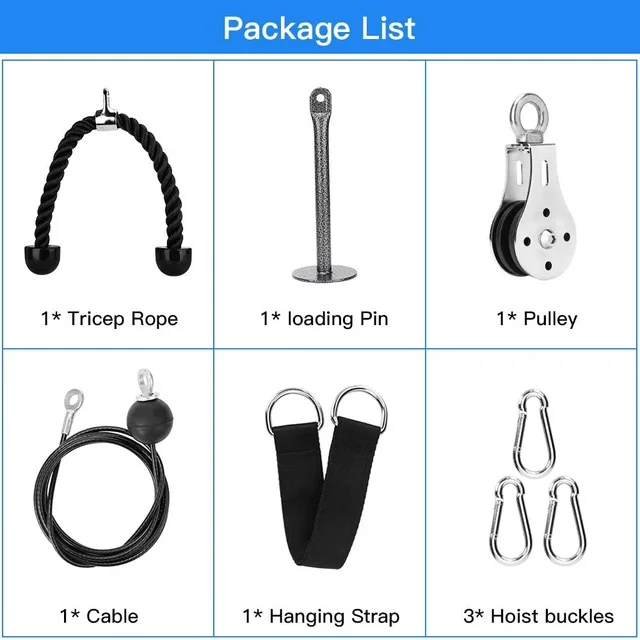 Alomejor Workout Pull Rope Heavy Duty Solid Gym Cable Attachment Triceps Cable Cord Fitness Bodybuilding Ropes Alomejor Workout Pull Rope Heavy Duty Solid Gym Cable Attachment Triceps Cable Cord Fitness Bodybuilding Ropes