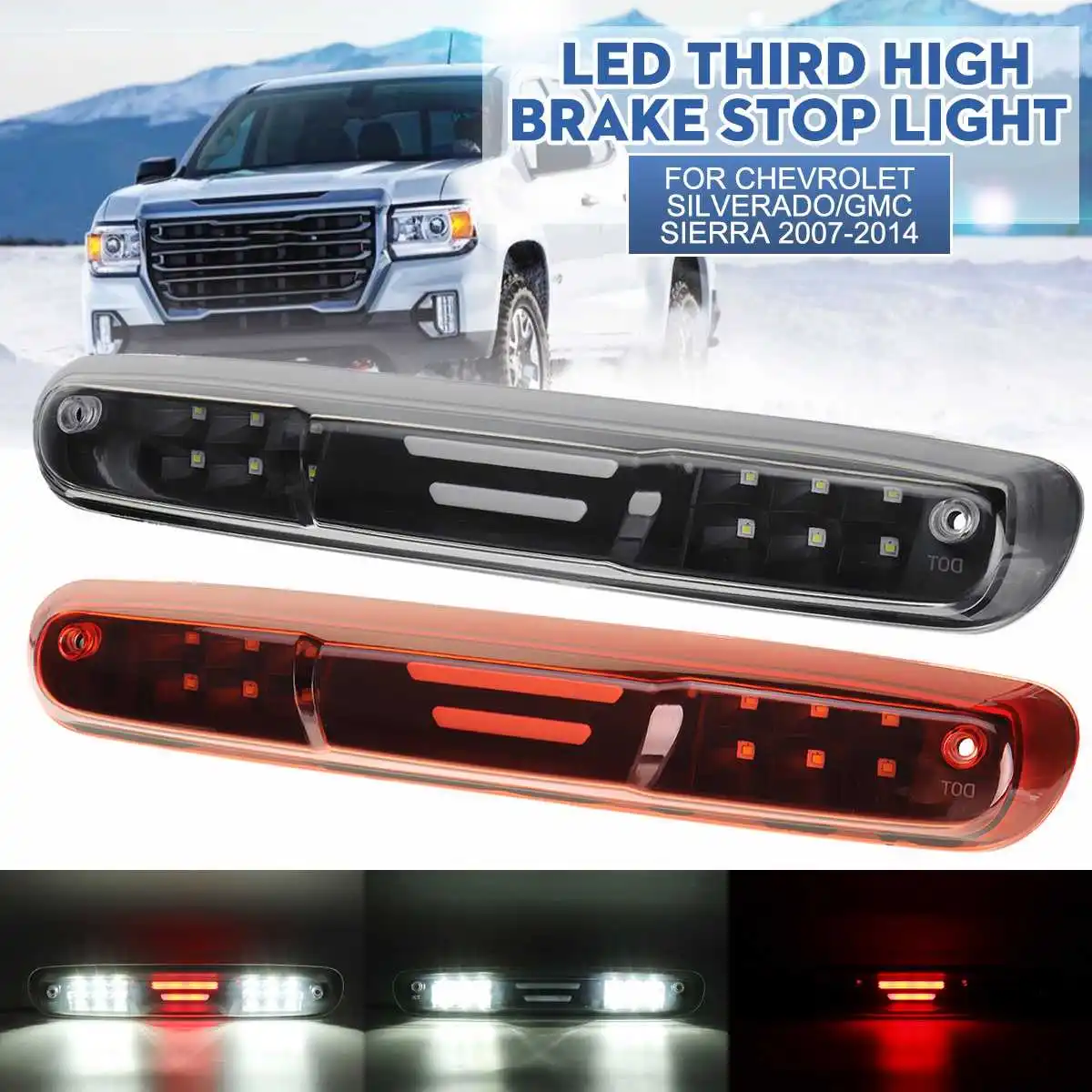 CarLedRearHighMountBrakeLightForChevroletSilverado15002500