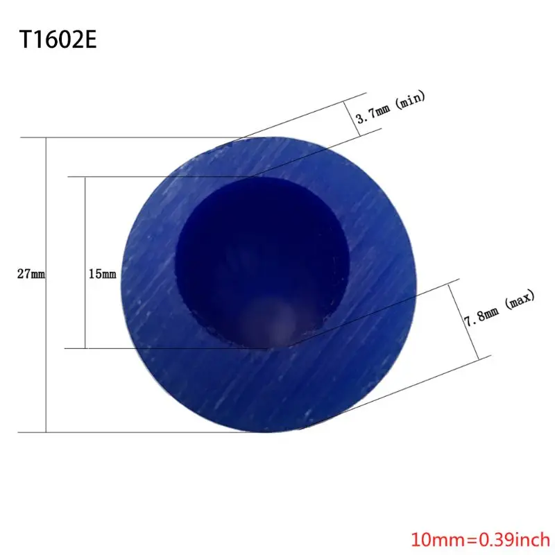 

Carving Wax Ring Tube for Making Rings Mold Hard Wax Blank Large Flat Side Tube Blue Color