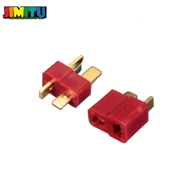 JIMITU 20 шт./10 пар Т образных разъемов для RC LiPo батареи вертолета мужской и женский