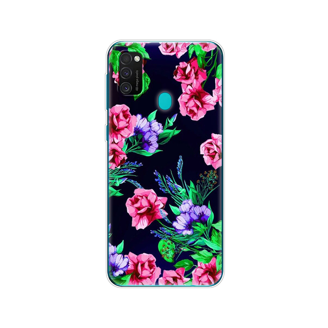 Samsung M21 Case 6.4" Soft Silicon Tpu Cover For Samsung Galaxy M21 M 21 SM-M215FZGUSER m215 Phone Back Shell Bumper Funda