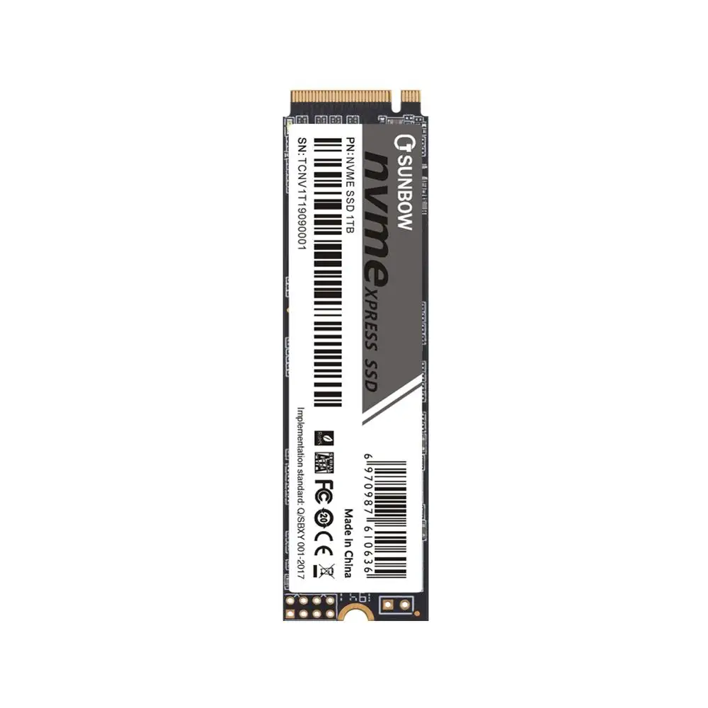  Heißer Verkauf TCSunbow M.2 NVME PCIE SSD 128 256 512 1TB Interne Festplatte SSD Für PC Mit beste q