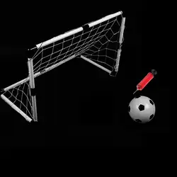Мяч для мини-футбола 2 X Goal Nets DIY Спорт твердый крючок для стеллажа W/мяч игра для сада хобби футбольные ворота игрушечные роликовые рамы и